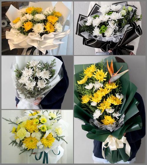 河南郑州荥阳市王村镇白事花束代送